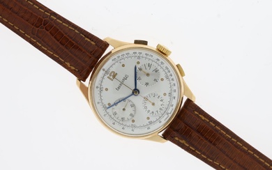 Brand: 18ct Eberhard Complication: Chronograph Movement: Manual Wind Dial...