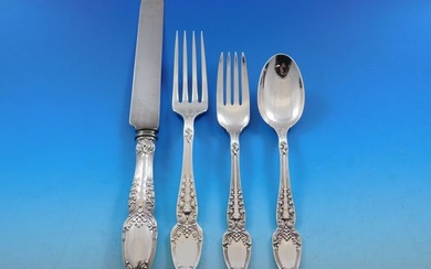 Broom Corn by Tiffany & Co Sterling Silver Flatware Set for 12 Service 49 pcs