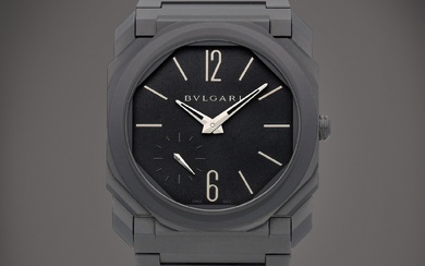 Bulgari Octo Finissimo, Reference 103077 A black ceramic bracelet watch,...