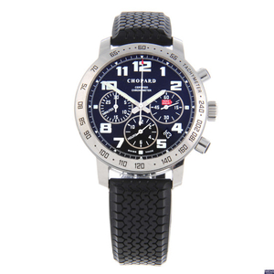 CHOPARD - a gentleman's stainless steel Mille Miglia chronograph wrist watch.