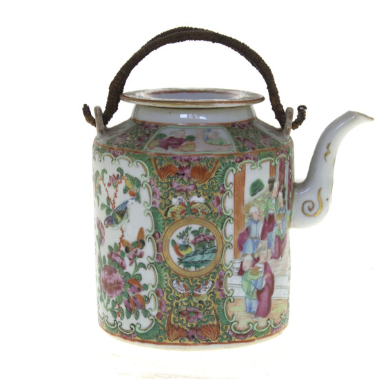 Chinese Canton Porcelain and Enamel Vase.