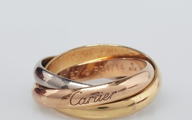 Cartier 18k Tri-Color Gold Trinity