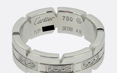 Cartier Tank Francaise Diamond Ring Size J (49)