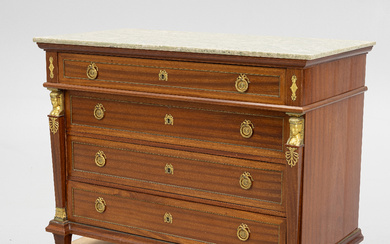 Chest of drawers, Empire style, second half of the 20th century.