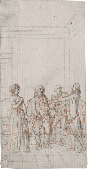 Chodowiecki, Daniel Nikolaus – Illustration zu Richardsons Clarisse