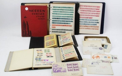 Collection of Stamp Albums, American, Canadian