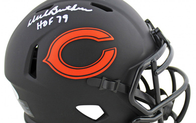 Dick Butkus Signed Bears Eclipse Alternate Speed Mini Helmet Inscribed "HOF 79" (JSA)