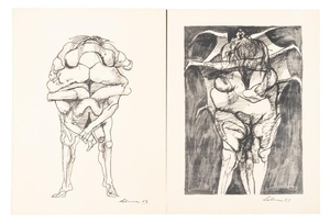 Drawings for Dante's Inferno by Rico Lebrun