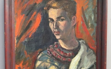 E. de Hory Harlequin Portrait