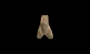 Egyptian Hardstone Fly Amulet Late Period, 664-332 BC A...