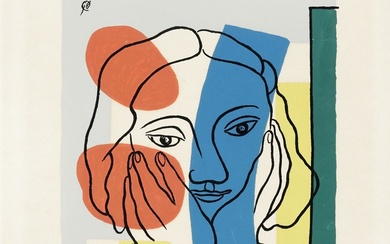 Fernand Léger (Argentan, 1881 - Gif-sur-Yvette, 1955) Télé Raie Bleue....