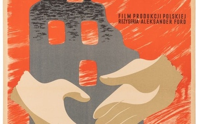 Five Polish Film and Theater Posters. Includes: MLODOZENIEC...