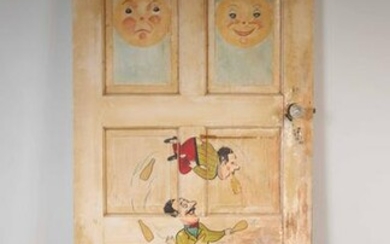 Folk Art Painted Door