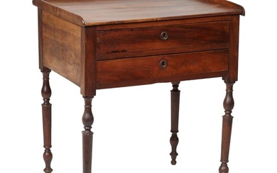 French Louis Philippe Walnut Side Table, mid 19th c., H.- 30 in., W.- 25 3/4 in., D.- 21 1/2 in.