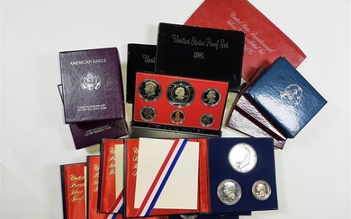 GROUP 13 ASSORTED U.S. SILVER AND OTHER COINS AND COINS...