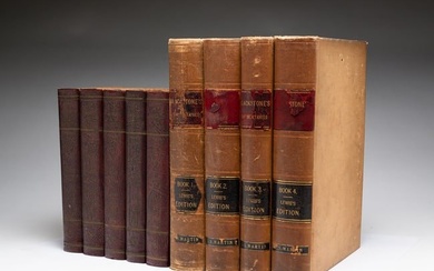 GROUP OF 2 BOUND SETS OF BOOKS, 9 VOLUMES