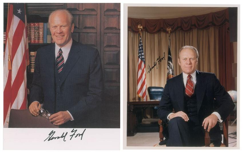 Gerald Ford Signed Group Lot