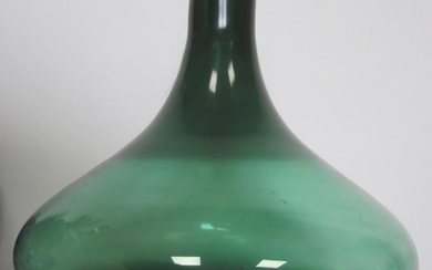 Grand vase en verre coloré, diamètre 30cm hauteur 30cm, bon état