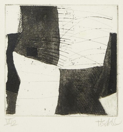 Hans Tisdall, German/British 1910-1997- Untitled abstract composition;...
