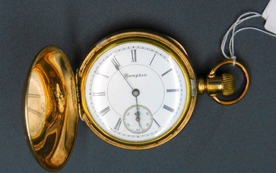 Ladies Hampden pocket watch. 19th century. 10kt