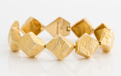Lapponia bracelet 18K gold , design by Björn Weckström