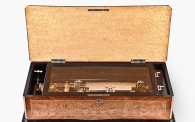 Large music box with 6 tune selections