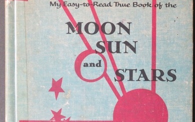 Lewellen, Book of Moon, Sun & Stars, 1stEd., 1954, Lois Fisher illustrations