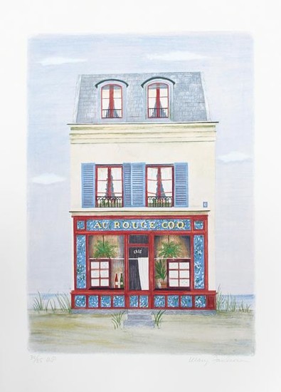 Mary Faulconer, Au Rouge Coq Chantilly, Lithograph