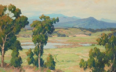 Maurice Braun (1877-1941), "Spring Landscape" circa 1929