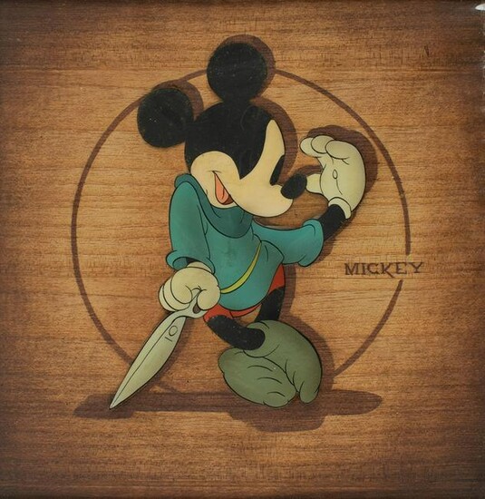 Mickey Mouse production cel from Brave Little Tailor