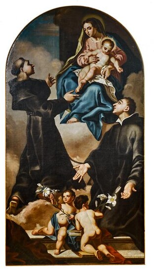 Mura, Francesco de: Madonna mit Kind und Heiligen