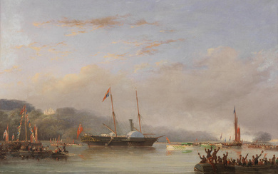 Nicholas Matthew Condy (British, 1818-1851) The royal steam yacht Victoria...