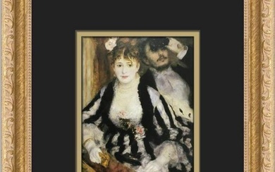 Pierre-Auguste Renoir The Theatre Box Custom Framed Print