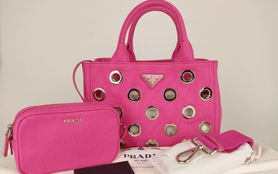 Prada Hemp Shopping Bag - New with accessories