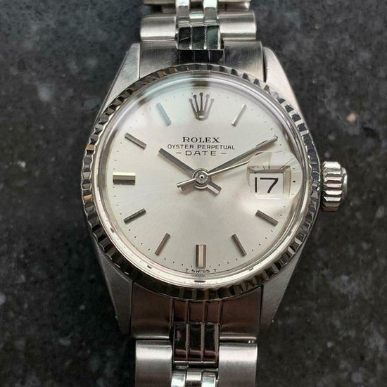 ROLEX Ladies Oyster Perpetual Date 6517 Automatic c1971