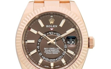Rolex Sky-Dweller 326935 - Sky-Dweller Chocolate Dial 18 ct Everose Gold Oyster Bracelet Automatic