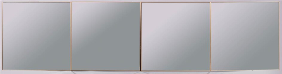 SET OF FOUR SQUARE MIRRORED TILES