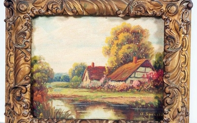 Spencer Small Cottage Scene