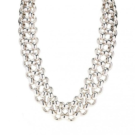 Sterling Silver Collar Necklace, Hermès