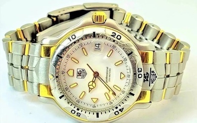 Tag Heuer 6000 WH1151-K1 Stainless Steel & 18K Yellow Gold Quartz 39mm Mens Watch