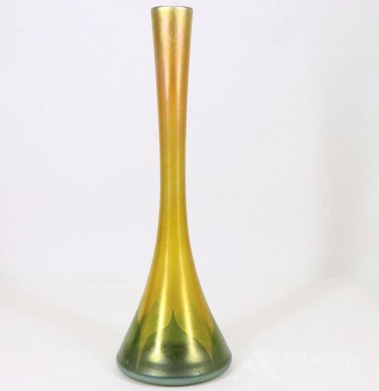 Tiffany Studios Gold Favrile Vase