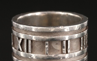 Tiffany & Co. "Atlas" Sterling Silver Ring