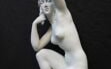 Vintage 20th Century Parian Nude Figure Sculpture