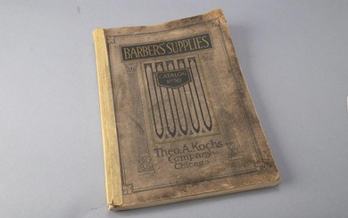Vintage "Barbers Supply Catalog No.30 / Theo. A. Kochs Company, Chicago", circa early 1900s, fair