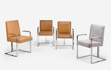 Vladimir Kagan (American, 1927-2016) Group of Four Tee Armchairs, Model 7000A, Vladimir Kagan Designs, Inc., USA, circa 1970