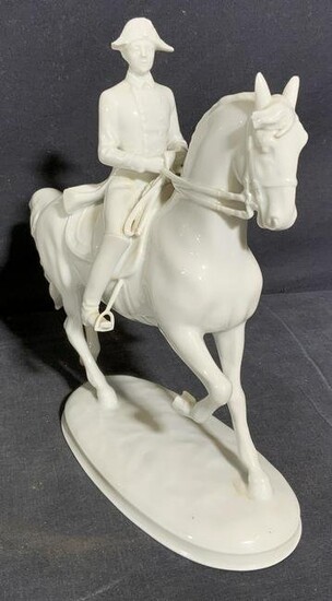 WIEN Porcelain Figurine of Man on Horseback