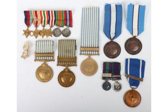 WW2 British Campaign Miniature Medal Group