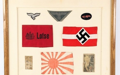 WW2 German & Japanese Patch Display
