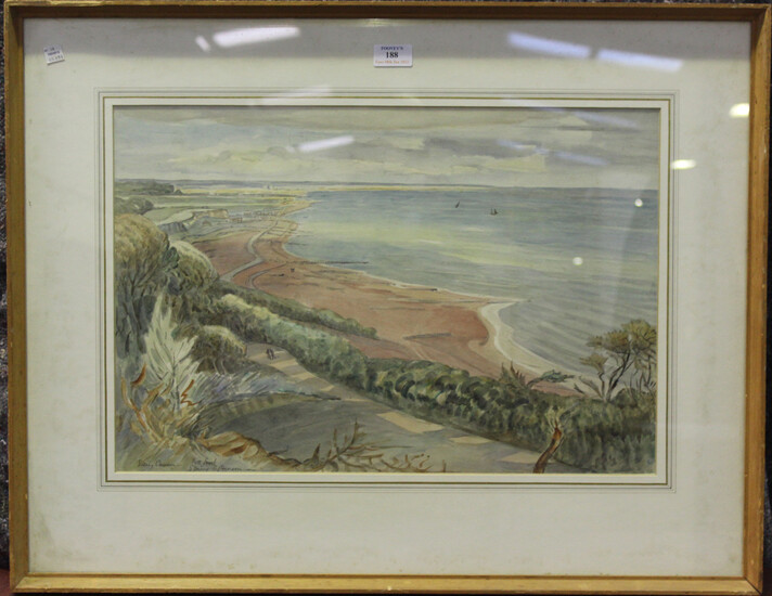 William Sidney Causer - Pett Level, Spring Afternoon, early 20th century watercolour, signed and tit