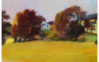 Wolf Kahn (1927-2020), Off Lower Ames Hill Road (1975)
